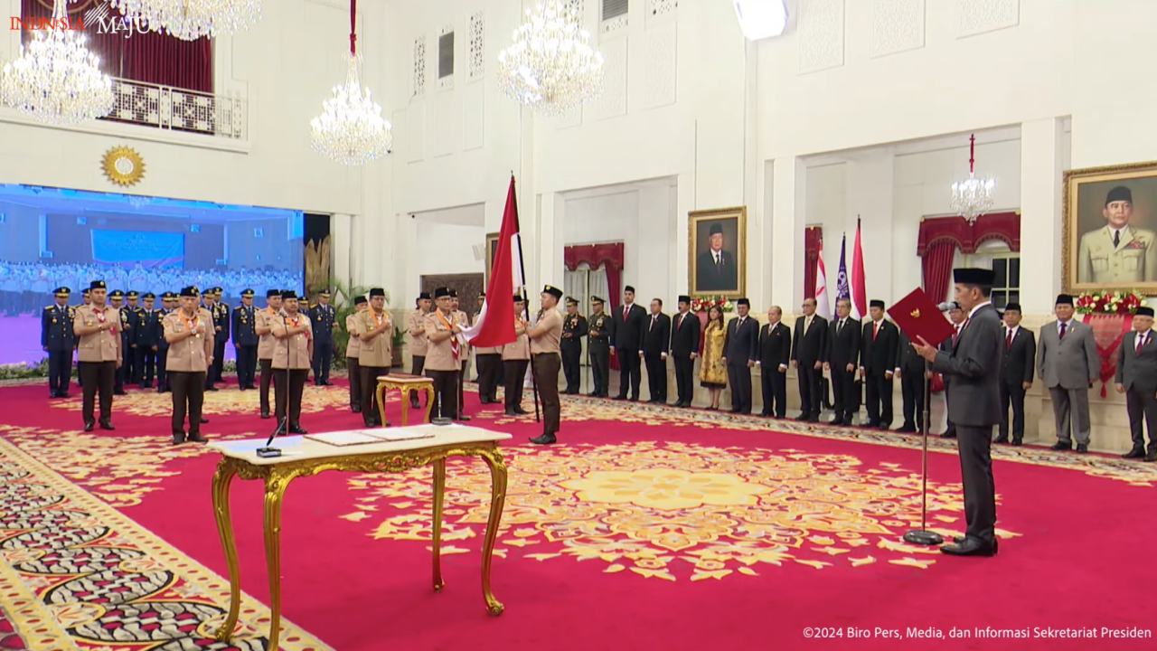 Pelantikan Pengurus Kwarnas Pramuka 2023-2028